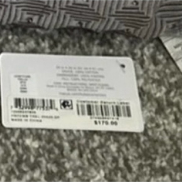 Hotel Collection Honeycomb Trellis 20" x 20" Decorative Square Pillow grey NWT - Picture 3 of 3